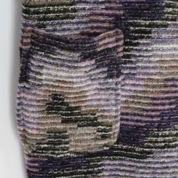 Cocoon Knit Coat Jacket 65% Wool Italy M/L - Picture 5 of 12